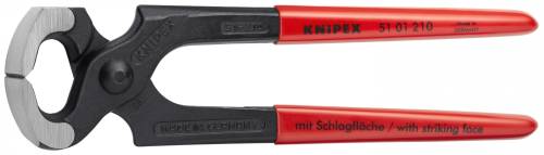 KNIPEX 51 01 210 Tenaglia a martello 210 mm bonderizzata nera rivestiti in resin