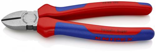 KNIPEX 70 02 180 Tronchese laterale per meccanica 180 mm bonderizzata nera rives