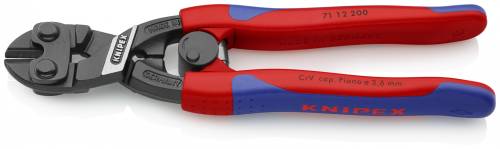 KNIPEX 71 12 200 CoBolt® Tronchesi a doppia leva 200 mm bonderizzata nera rivest