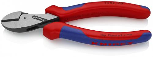 KNIPEX 73 02 160 X-Cut® Tronchese laterale compatto a grande forza di taglio 160