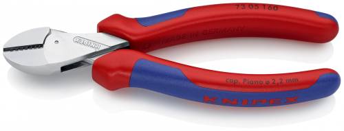 KNIPEX 73 05 160 X-Cut® Tronchese laterale compatto a grande forza di taglio 160