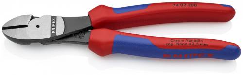 KNIPEX 74 02 200 Tronchese laterale per meccanica tipo 