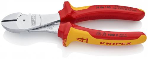 KNIPEX 74 06 180 Tronchese laterale per meccanica tipo 