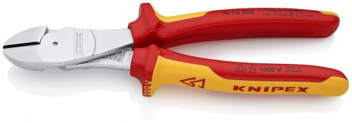 KNIPEX 74 06 200 Tronchese laterale per meccanica tipo 