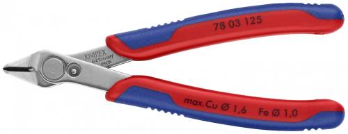 KNIPEX 78 03 125 Electronic Super Knips® 125 mm rivestiti in materiale bicompone