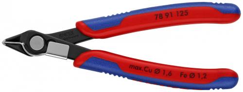 KNIPEX 78 91 125 Electronic Super Knips® 125 mm brunita rivestiti in materiale b