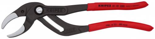 KNIPEX 81 01 250 Pinza per sifone e connettore per sifoni, tubi di plastica e co