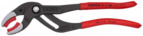 KNIPEX 81 11 250 Pinza per sifone e connettore per sifoni, tubi di plastica e co