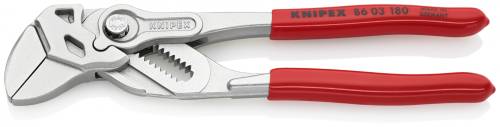 KNIPEX 86 03 180 Pinza chiave combinazione di pinza e chiave in un unico utensil