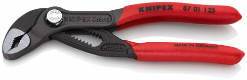 KNIPEX 87 01 125 Cobra® Pinza regolabile di nuova generazione per tubi e dadi 12