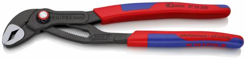 KNIPEX 87 22 250 Cobra® QuickSet Pinza regolabile di nuova generazione per tubi 