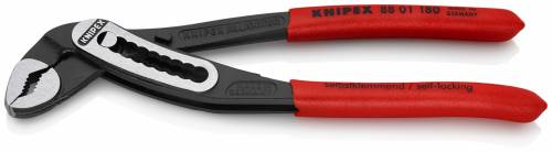 KNIPEX 88 01 180 Alligator® Pinza regolabile per tubi e dadi 180 mm bonderizzata