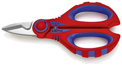 KNIPEX 95 05 10 SB Forbici da elettricista 160 mm rivestiti in matieriale bicomp