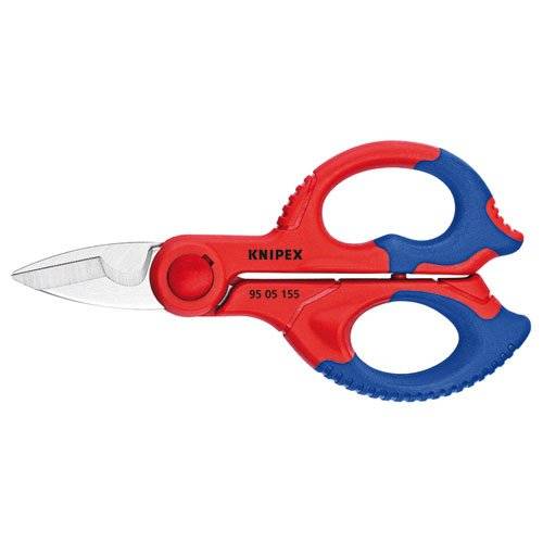 KNIPEX 95 05 155 SB Forbici da elettricista 155 mm rivestiti in matieriale bicom