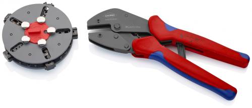 KNIPEX 97 33 02 MultiCrimp® Pinza universale per teminali con caricatore 250 mm 