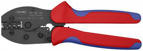 KNIPEX 97 52 34 PreciForce® Pinza per capicorda 220 mm brunita rivestiti in mate