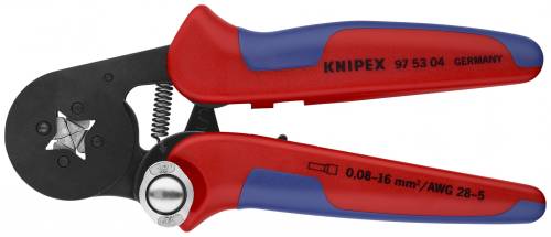 KNIPEX 97 53 04 Pinza per terminali a bussola, con regolazione automatica per cr