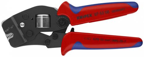 KNIPEX 97 53 08 Pinza per terminali a bussola, con regolazione automatica per cr
