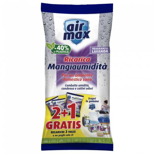 Air Max Ricariche Sali 2+1 GRATIS (1350g) Lavanda