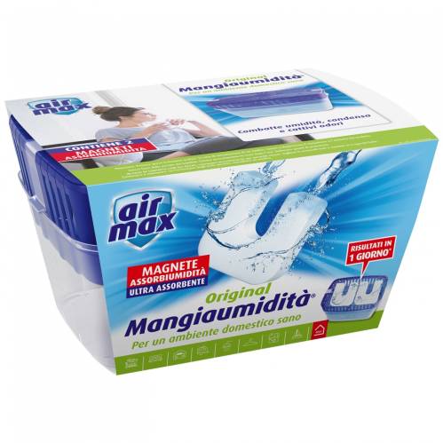 Kit Air Max Vortex Mangiaumidità 900g + 2 ricariche Magnete 450g