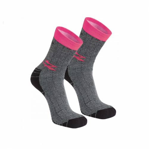 SK218GF - Calza Corta 2 Paia GIADY Grey Fucsia U-Power
