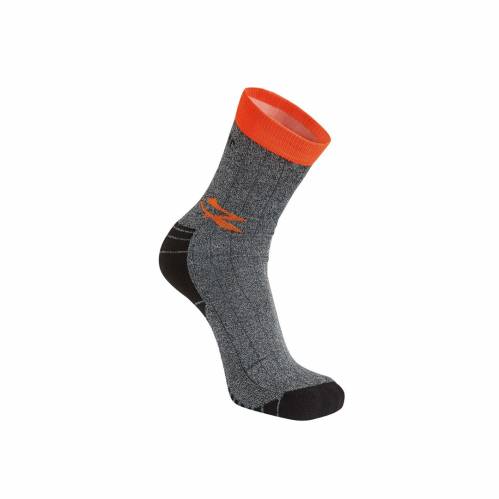 SK218OF - Calza Corta 2 Paia GIADY Arancio Fluo U-Power
