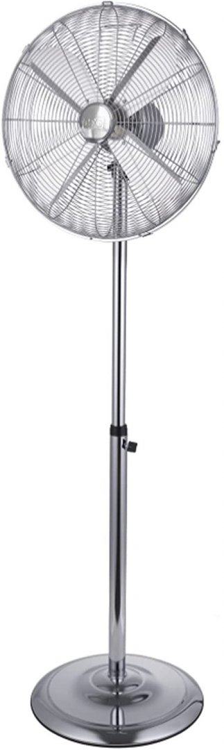 Ventilatore da Terra cm 45 in Metallo Cromo