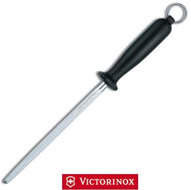 Acciaino Tondo Manico Nero Victorinox