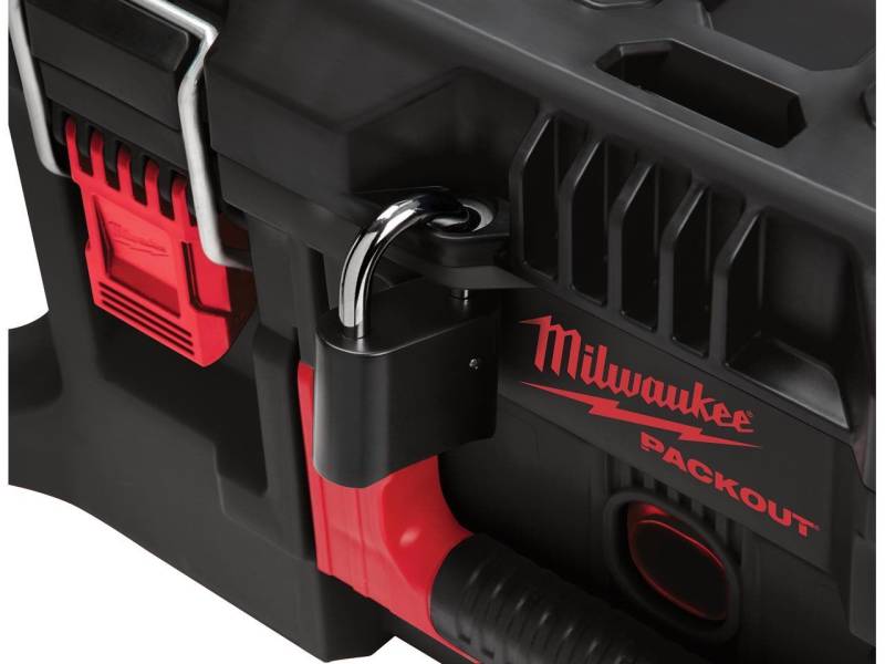 Cassetta Attrezzi Milwaukee Packout 48-22-8430 - Piccola, Rossa, Impilabile E Chiudibile